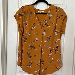 Fun2fun Women’s V-neck beautiful floral blouse